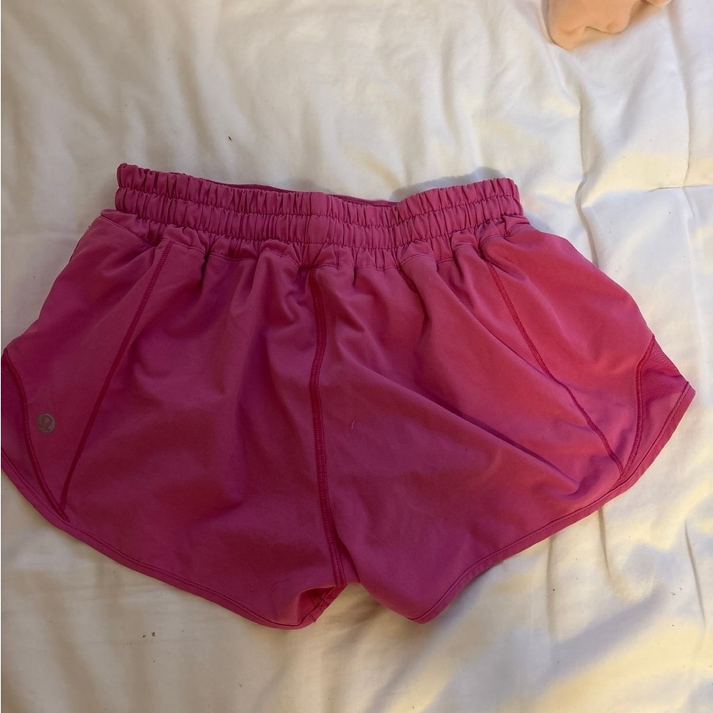lululemon athletica Hot Pink Running Shorts